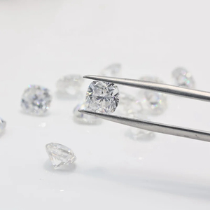 Prix de gros en vrac Diamants synthétiques scintillants solitaires 0,75/pièce Clarté VVS-VS Forme coussin Blancs cultivés en laboratoire HPHT CVD Diamants en vrac - Product Image 1