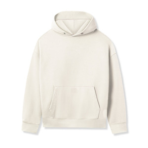 Wholesale OEM Custom Screen Print LOGO Hoodie Thermal Oversized Blank US Size Breathable Cotton Heavyweight French Terry Hoodies - Product Image 3