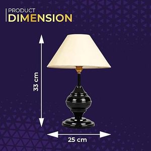 Eco Friendly Stainless Steel Table Lamp Round Tapered Shade <b>Art</b> <b>Deco</b> <b>Desk</b> Light for Living Room Bedroom Home Office - Product Image 2