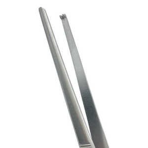 Pinces à tissus Treves 1x2 dents en acier inoxydable, instrument chirurgical de précision pour la préhension des tissus, OEM Zelmi chirurgical - Product Image 2