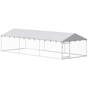 Cuccia e Gabbia per Cani da Esterno in Argento, Casette e Mobili per Animali Domestici - Product Image 5