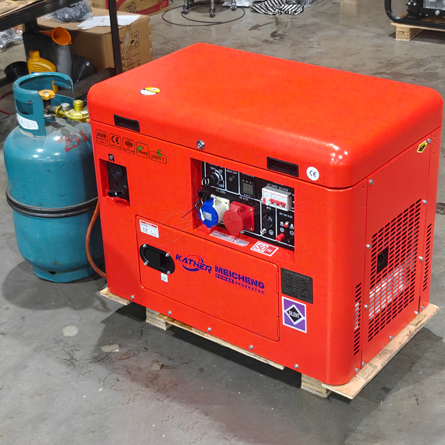 High Quality Dual Fuel Generators 3KVA 5KVA 8KVA 10KVA Single Cylinder Air Cooled Engine Gasoline Generador Backup Power Supply