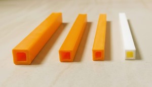 Rigid Black PVC Square Hollow Section <b>Plastic</b> <b>Tube</b> for Furniture Frames Structural Support and Industrial Fabrication - Product Image 3