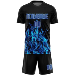 Maillots de football à manches courtes avec design personnalisé par sublimation, 100% polyester, respirants, séchage rapide, sangle réglable, logo personnalisé - Product Image 5