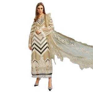 Nueva llegada tela de algodón colección Salwar pantalón de diseñador de lujo Salwar Kameez listo para usar Salwar Kameez - Product Image 1