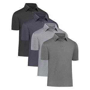 Camiseta de Manga Corta para Hombre, Color Azul, Blanco y Amarillo, Informal, Tejida, 100% Algodón, Transpirable, Corte Regular para Invierno - Product Image 1