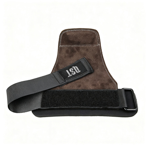 Poignées de musculation et de CrossFit tendance 2026 en cuir véritable texturé premium, anti-callosités, antidérapantes et réglables - Product Image 1