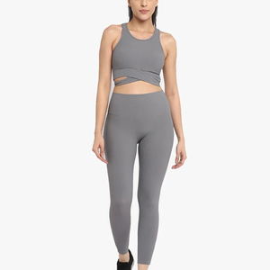 Vêtements de sport à séchage rapide à prix avantageux, fabriqués au Pakistan, ensemble de yoga pour femmes, style tendance actuel, ensemble de yoga respirant - Product Image 1