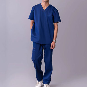 Ensemble de blouses médicales professionnelles pour femmes, col en V, tenue de travail pour le secteur de la santé, uniforme d'infirmière d'hôpital confortable, blouses d'hôpital en gros - Product Image 1