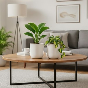 Maceta Colgante Grande de Hierro para Jardín |   Maceta Resistente de Estilo Bohemio para Exteriores - Product Image 5