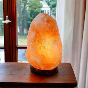 Lámpara de Sal del Himalaya de Primera Calidad, Tallada, Estilo Moderno, Decoración para el Hogar, Ambiente Acogedor, Adorno Decorativo - Product Image 4