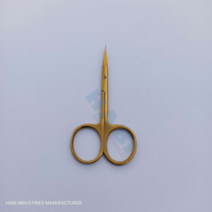 Customized Stainless Steel Curved Blade <b>Cuticle</b> <b>Scissors</b> Manicure Shears Right-Handed Durable Nail Art Dead Skin Remover - Product Image 3