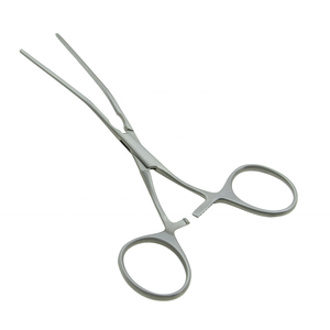 Pinzas Vasculares Pediátricas de Acero Inoxidable KOUNAIN de 125 mm, Instrumento Quirúrgico para el Control y Sujeción de Vasos Delicados - Product Image 4