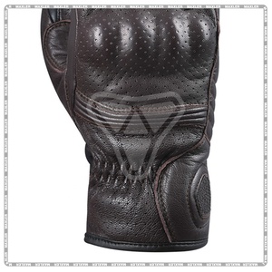 Guantes de cuero personalizados unisex para motocicleta, guantes protectores de invierno para montar en moto y motocross con pantalla táctil - Product Image 4