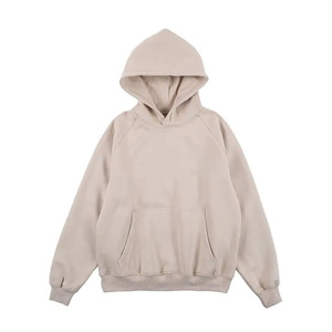 Nouveaux sweats à capuche en molleton de coton uni surdimensionnés personnalisés pour l'hiver - Sérigraphie écologique unisexe en gros grandes tailles - Product Image 2