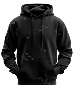 Sudadera con Capucha Personalizada de Gran Tamaño con Pedrería, Bordado Desgastado, Estilo Urbano - Product Image 1