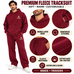 Conjunto Deportivo con Sudadera y Pantalones de Chándal Estampados OEM, Corte Holgado, 100% Algodón, Ropa Deportiva Informal para Entrenamiento de Invierno - Product Image 6