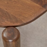 Table à manger rectangulaire Vandana Hexa Astra 200x90 cm en bois de manguier Gina