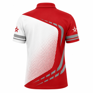 เสื้อโปโลซับลิเมชั่นคุณภาพสูงสั่งทำได้ ลายซัมเมอร์ไวบ์ แห้งเร็ว ผลิตจากโพลีเอสเตอร์ ชุดยูนิฟอร์มกีฬา ผู้ผลิต OEM ขายดี - Product Image 2