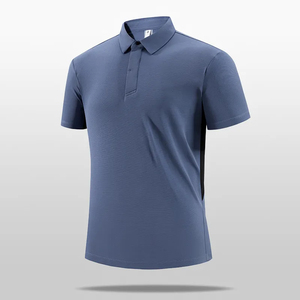 Camisetas de Golf de Alto Rendimiento, Poliéster y Spandex, con Perforaciones Láser, Transpirables, Polo Deportivo de Manga Corta, Ajuste Ceñido, Polos Lisos - Product Image 1
