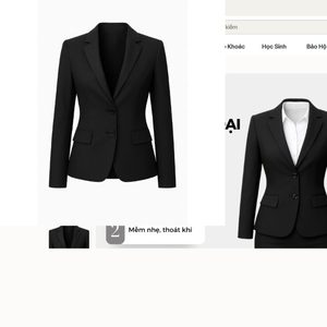 Women's Business Suit <b>Set</b> with <b>Skirt</b> Office Formal <b>Blazer</b> - Product Image 2