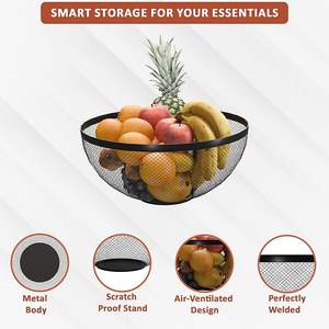 Panier de rangement rectangulaire en métal robuste pour buanderie - Product Image 5