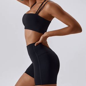 Conjunto Deportivo Informal para Mujer, Ropa Deportiva de Alta Calidad, Fácil de Usar, para Entrenamiento y Ejercicio al Aire Libre, Conjunto de 2 Piezas - Product Image 3