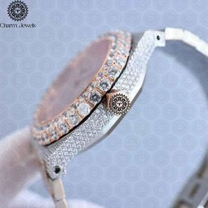 Montre mécanique de luxe à boîtier rond en acier inoxydable, cadran 40 mm, résistance à l'eau 10 bars, date automatique pour homme – Nouvelle collection en promotion - Product Image 3