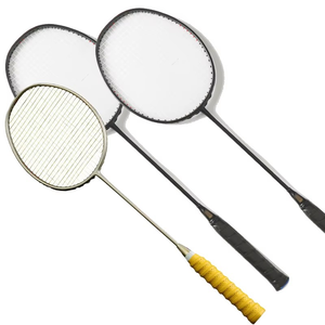 Raquette de badminton en fibre de carbone pas chère pour deux joueurs, idéale pour l'entraînement - Product Image 1