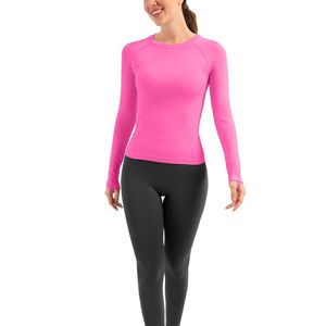 Ropa Deportiva para Correr, Camiseta Térmica de Manga Larga de Alta Calidad para Mujer, Camiseta de Compresión para Correr - Product Image 4
