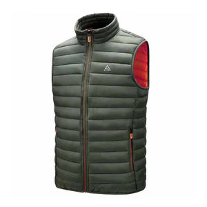 Gilet matelassé et rembourré pour hommes, personnalisé, chauffant, coupe-vent, style doudoune, vente en gros - Product Image 1