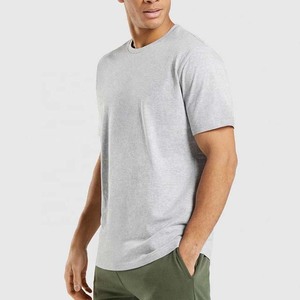 T-shirt blanc à manches courtes pour homme, col rond, coupe classique, 100% coton jersey, style décontracté, design uni, t-shirts d'été pour homme, adultes - Product Image 3