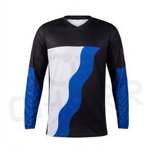 Venta al por Mayor de Jersey Deportivo de Manga Larga de Alta Calidad para Motocross, Jersey Deportivo para Hombre, Equipación MX, Jersey para MTB - Product Image 1