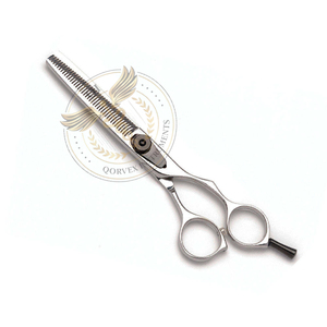 Tijeras Profesionales de Acero Inoxidable para Adelgazar el Cabello con Apoyo Ajustable para los Dedos, para Peluquería - Product Image 1