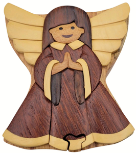 Caja de Rompecabezas 3D de Madera Hecha a Mano con Temática Religiosa para Souvenir de Navidad, Intarsia Grabada, Manualidades DIY, Precio Económico al por Mayor - Product Image 3