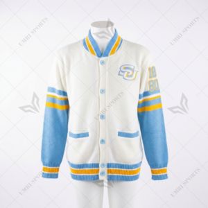 Suéter Cárdigan Universitario Personalizado HBCU Southern University And A&M College, Unisex, Bordado, Tendencia Actual - Product Image 1