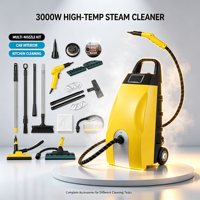 Nettoyeur Vapeur Électrique Portable XIFA à Ozone 3000W, Machine Haute Température pour Stérilisation à l'Ozone et Nettoyage des Grilles d'Aération de Voiture