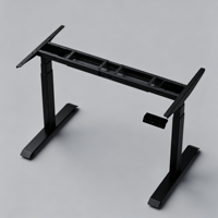 PRORIALS Cadre de bureau ergonomique réglable en hauteur à double moteur, 3 niveaux, durable, pour ordinateur et support d'ordinateur portable