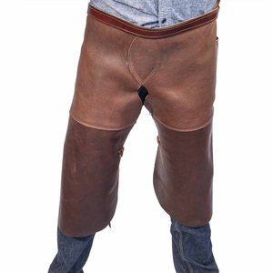 Nouvel Arrivage Chaps de Fermeur de Luxe en Cuir Véritable, Durables et à Usage Prolongé, pour la Coupe des Sabots, avec Fermeture à Boucle - Product Image 1
