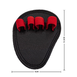 Custom Logo Weight Lifting Wrist Support Gym Fitness Palm Grips Anti Slip Workout Hand Grips Deadlift Training Pads Natural - Product Image 4