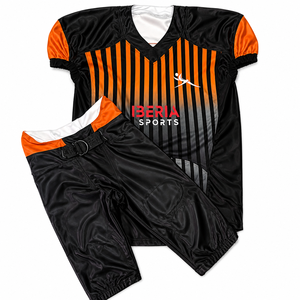 Conjunto de Uniforme de Fútbol Personalizado IBERIA |   Jersey y Pantalones Deportivos |   Ropa Deportiva Transpirable para Fútbol en Equipo - Product Image 5