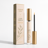 Boîte en papier cosmétique personnalisée écologique, emballage en carton pour mascara, emballage en papier pour sérum pour cils, boîte d'emballage de luxe