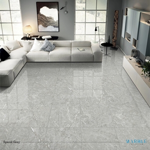 Venta de fábrica: Azulejos de porcelana pulida esmaltada de 60x60 cm, 600x600 mm, 60x60 cm, color gris espiral - Product Image 4