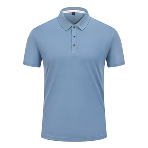 Camisas Casuales de Hombre de Alta Calidad, Transpirables, de Poliéster y Algodón, con Logotipo Personalizado Impreso, Tela de Forro Polar Ecológica de Secado Rápido - Product Image 1