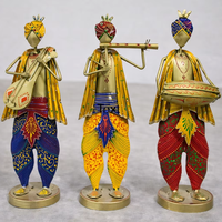 Figurines décoratives multifonctionnelles en métal style Art Déco traditionnel, amovibles, écologiques et faites à la main, pour la décoration intérieure, Diwali, retraite, condoléances
