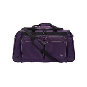 Bolsa Deportiva Morada de Poliéster con Cierre de Cremallera, Correa de Hombro Ajustable, Multifuncional, para Deportes, Fitness, Viajes, Impermeable - Product Image 1