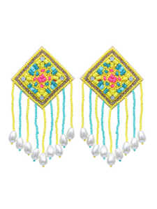 Pendientes de Cuentas Hechos a Mano Elegantes y Económicos, Joyería de Moda para Mujer a Bajo Precio - Product Image 3