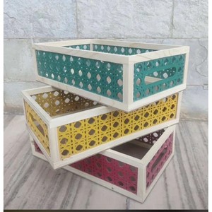 Handcrafted Teak Wood Octagonal Serving Tray Wholesale | Moradabad - Product Image 4
