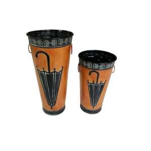 Organisateur de rangement pour parapluies en acier moderne pour entrée, adapté aux espaces intérieurs et extérieurs couverts - Product Image 6