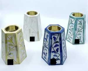 New Best Selling Bone Inlay Bakhoor Candle Stand for Home Decoration Candle Holder Tabletop Tea <b>Light</b> <b>Moroccan</b> Style From India - Product Image 3